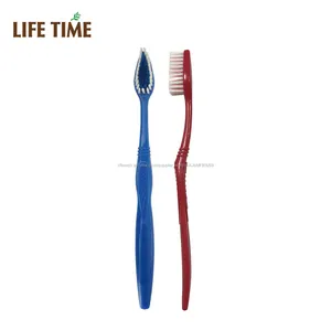 BSCI marque privée classique économique en gros brosse à dents adulte brosse à dents manuelle fabricant cepillos