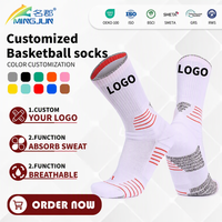 Chaussettes de basketball athlétiques respirantes à séchage rapide, compression personnalisée en coton/bambou, pour jeunes et adultes, couleurs personnalisées, vente en gros OEM ODM