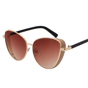 Maidis Women's Sunglasses Metal <b>Frame</b> <b>Black</b> Lens UV400 Protection Fashion Trendy Style - Product Image 3
