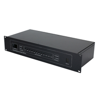 Boîtier de châssis en tôle d'aluminium 2U 19 pouces pour montage en rack, IP54, usage industriel, OEM personnalisé