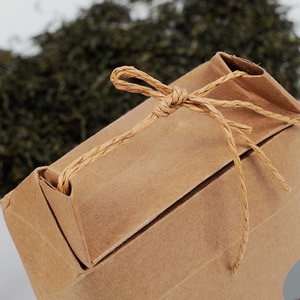 Sac en papier kraft à fond plat, imprimé sur mesure, de qualité alimentaire, pour l'emballage du riz, de <span class=keywords><strong>la</strong></span> farine, des céréales et des légumineuses – Vente en gros usine, OEM, ODM - Product Image 6
