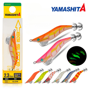 Japan YAMASHIT Night Glow New R Wooden Shrimp Squid EGI JIG Bait Lure Hook Rocket Squid Cuttlefish 1.5 1.8 2.3 - Product Image 1