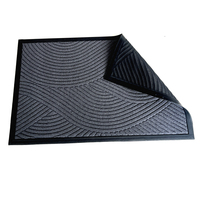 Tapis de porte robuste et moderne en PP tissé, écologique, imperméable, antidérapant, avec envers en PVC, pour la maison, l'hôtel et l'extérieur