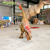 Gerçekçi gerçek robotik dinozor takım Dino T-rex kostüm satış Dinosaure