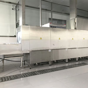 Equipo de lavado de platos tipo transportador comercial <span class=keywords><strong>Lavavajillas</strong></span> industriales de alta eficiencia con lavado multitanque - Product Image 2