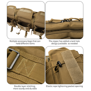 SIVI 두꺼운 방수 600D 헤비 듀티 36 인치 핸들 휴대 어깨 배낭 전술 더블 가방 총 케이스 - Product Image 2