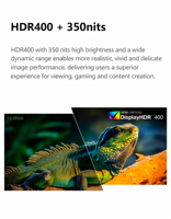 Moniteur d'ordinateur LCD 27 pouces en alliage d'aluminium avec résolution 3840*2160 60Hz HDR Freesync G Sync Gaming Monitor
