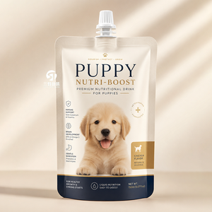 Food Grade Pet Nutrition Liquid Packaging Stand Up Spout Pouch Custom Printed Aluminum Foil Bag - Product Image 6