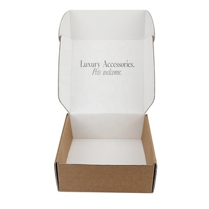 ¡Venta caliente! Impreso personalizado Kraft marrón de embalaje de papel corrugado <span class=keywords><strong>caja</strong></span> de correo <span class=keywords><strong>caja</strong></span> de envío - Product Image 6