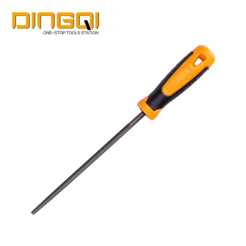 Dingqi Китай Оптовая агенты рынка высокое качество нержавеющая сталь Круглый стальной напильник с двойной цвет ручки 8 дюймов