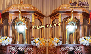 Decoración de escenario de boda, accesorios de Cachemira para escenario, elegante, para recepción de boda, nuevo estilo - Product Image 4