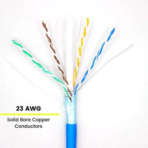 Oem Logo Utp Sftp <span class=keywords><strong>Cat</strong></span> 5E <span class=keywords><strong>6A</strong></span> <span class=keywords><strong>6</strong></span> C D Link Cuivre Pur Noir Extérieur Ftp <span class=keywords><strong>Cat</strong></span> <span class=keywords><strong>6</strong></span> Câble 305M Boîte - Product Image 2