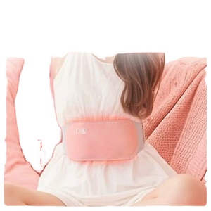 Ceinture chauffante vibrante en graphène pour le bas du dos et le confort utérin, instrument de massage chauffant, produit phare pour femmes, idéal pour les cadeaux transfrontaliers - Product Image 1
