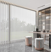 Rideaux de fenêtre électriques automatiques super silencieux pour la maison, le bureau, l'hôtel, rideaux occultants verticaux en PVC