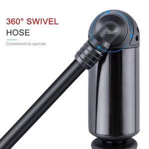 Bomba de Bicicleta BETO de Aleación de Aluminio para Neumáticos y Horquillas, 300 PSI, Válvulas Presta/Schrader, Mini Bomba Manual con Manómetro - Product Image 2