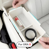 Ensemble de rangement pour accoudoir ORA 5 2026 avec séparateurs, boîte de rangement pour console centrale et accessoires de personnalisation intérieure