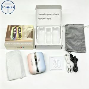 Magnetic Transparent Split 2-in-1 Hand Warmer, Colorful Ambient Light Modes, Rapid Heating, Long Battery Life, Custom Logo - Product Image 6