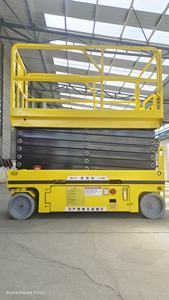 Ağır 6m 550kg hidrolik gökyüzü kaldırma platformu elektrikli makaslı kaldırma platformu hareketlilik elektrikli kendinden tahrikli makaslı kaldırma - Product Image 3