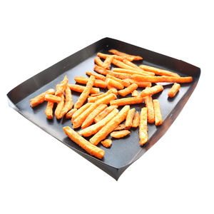 Bandeja de fibra de vidrio recubierta de PTFE, cesta de malla tejida grande, sólida - Product Image 5