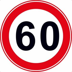 Panel compuesto de aluminio de tamaño personalizado, señales de tráfico reflectantes ACP para señalización de advertencia de seguridad vial - Product Image 1