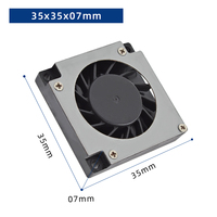 Ventilateur soufflant DC 3507 35x35x07mm 5V à double roulement à billes, pales en plastique, durée de vie de 70 000 heures pour utilisation en drone, OEM ODM CE ROHS