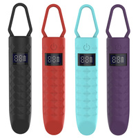 LCD Bullet Starker Schock-Massager mit Ladefunktion für Erwachsenen-Spaß, Weiblicher Masturbator