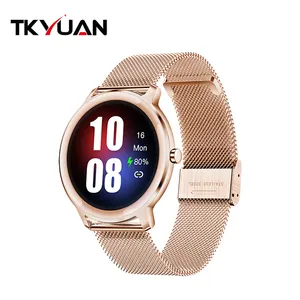 2022 Nieuwe 7.3Mm Super Slanke Dame Smart Watch Behang Aangepaste Vrouwelijke Smartwatch Gezondheid Fitness Tracker Reloj Inteligente