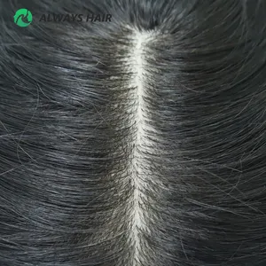 Human Hair Toupee Cuticle Remy Hair Topper 2021 New Chinese Silk Base For Women Style 14" 16" Natural Straight Free Style
