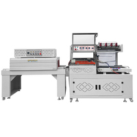 Machine d'emballage automatique de type L pour films plastiques, boîtes, bouteilles, livres, bocaux et canettes avec fonctions de scellage et de découpe