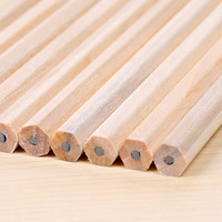 Ensemble de crayons de charpentier HB personnalisés, crayons en bois standard pour l'école et le bureau, vente en gros, impression de logo OEM