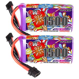 GAONENG GNB 4s 1500MAH 15.2V 120C XT60 HV高压LiHV无人机FPV轻量级比赛赛车包 - Product Image 6