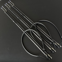 SEEHOO En stock Fourche à poignée en carbone 3K pour la pêche au harpon, la pêche au filet et la plongée