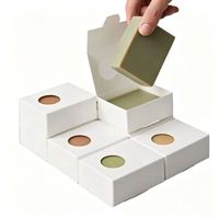 Emballage de savon sur mesure, boîte à chocolat avec fenêtre transparente ronde, emballage alimentaire, boîte cadeau en papier
