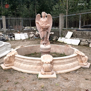 <span class=keywords><strong>Fontaine</strong></span> d'eau de cheval en marbre blanc naturel de taille personnalisée de nouveau design pour cour - Product Image 4