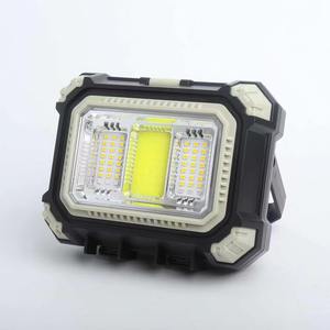 Nouvelle lampe de travail LED rechargeable 2026, haute luminosité, double source lumineuse COB LED, étanche, projecteur portable avec support pour - Product Image 3