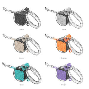 Kalung hewan peliharaan besi nilon dapat ditarik tahan lama desain kustom gaya indah lembut grosir kerah anjing dan Set pengekang - Product Image 5