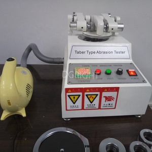 Machine d'essai de résistance à l'usure de plateforme rotative à bouton-poussoir, testeur d'<span class=keywords><strong>abrasion</strong></span> <span class=keywords><strong>TABER</strong></span> pour cuir - Product Image 3
