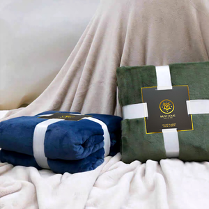 Lussuosa coperta in pile a due dimensioni Beige per un Comfort accogliente - Product Image 4