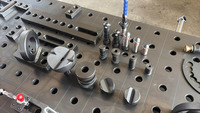 Nouvelle Station de Soudage en Acier, Poste de Soudage 3D Robuste, Modulaire, pour Atelier Industriel, Fixation de Fabrication, Acier Q355, Sans Électricité