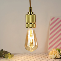 Bombilla LED de Filamento de 4W 6W 8W, Ámbar, 85-265V, Luz Cálida Suave de 2700K, Decorativa, E27, Certificación CE y EMC, Garantía de 2 Años, Residencial