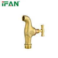 Robinet de jardin en laiton IFAN OEM / Personnalisable, installation facile en extérieur, robinet de lavabo, robinet d'arrêt