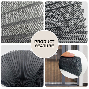 Polyester cửa sổ màn hình lưới sợi thủy tinh màu xám muỗi lưới bay Màn hình Net plisse côn trùng màn hình lưới - Product Image 3