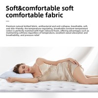 Wiener Latex-Federkernmatratze der 9. Generation mit gestricktem Stoffbezug, 240 mm Dicke, unabhängige Taschenfederkern für Hotel- und Heimgebrauch