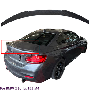 สปอยเลอร์หลังคาร์บอนไฟเบอร์ทรงรังผึ้งสไตล์ M4 สำหรับรถยนต์ BMW ซีรีส์ 2 F22 คูเป้ ปี 2014-2020 - Product Image 1