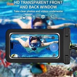 Sac de téléphone étanche écologique Friendly Touch, résistant à l'eau, pour la natation, IPX8, pochette étanche pour téléphone portable pour iPhone Samsung - Product Image 3