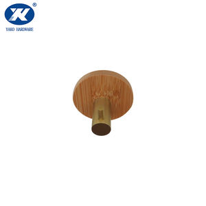 Ganchos de <span class=keywords><strong>Pared</strong></span> Autoadhesivos Resistentes de Bambú y Acero Inoxidable para Toallas y Abrigos, para Entrada, Hotel, Gimnasio, Baño - Product Image 5