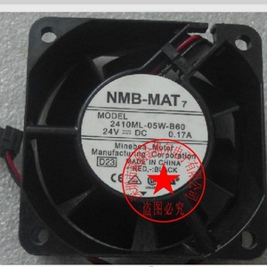พัดลมไร้แปรงถ่าน NMB-MAT7 DC รุ่น 2410ML-05W-B60 24V 0.17A ผลิตโดย Minebea Motor ผลิตในประเทศจีน - Product Image 2