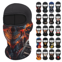 Vente chaude 3D Imprimé Plein Visage Cagoule Ski Masque Halloween Cosplay Crâne Animal Cagoule Numérique Image Méthode Drôle Cool Style