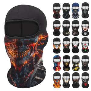 Penjualan laris 3D dicetak wajah penuh Cagoule masker Ski Cosplay Halloween hewan tengkorak Balaclava gambar Digital metode gaya keren lucu - Product Image 3