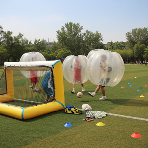 Bola Bumper Tiup Bahan TPU Harga Pabrik, Bola Sepak Bubble Bumper Merek Wolong, Dijual Murah - Product Image 3